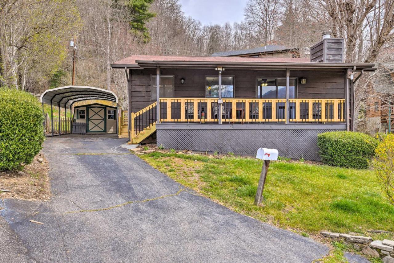 Cozy Maggie Valley Cabin, 1 Mi To Tube World! 빌라 외부 사진